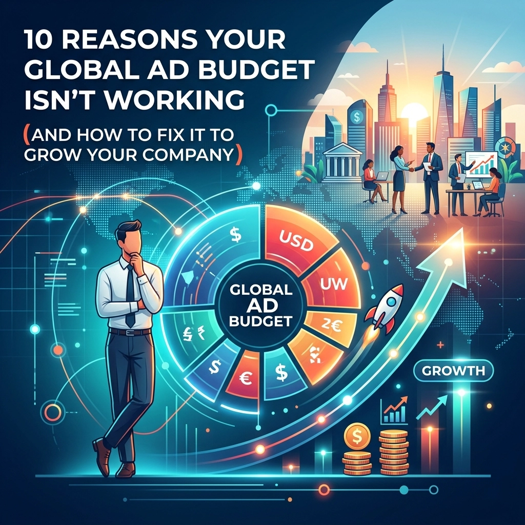 10 Reasons Your Global Ad Budget Isn’t Working (And How to Fix It to Grow Your Company)